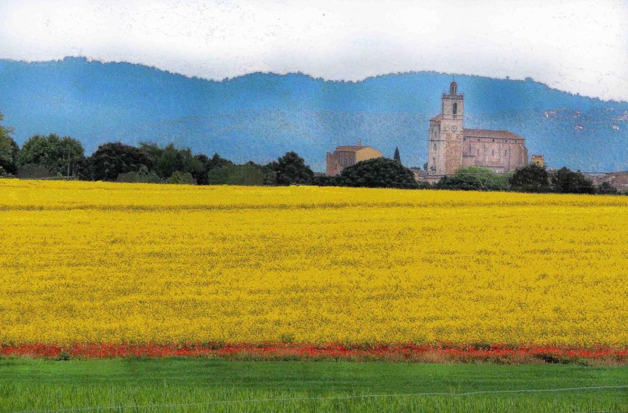 Hotel Mas Rauric Llagostera Exterior foto